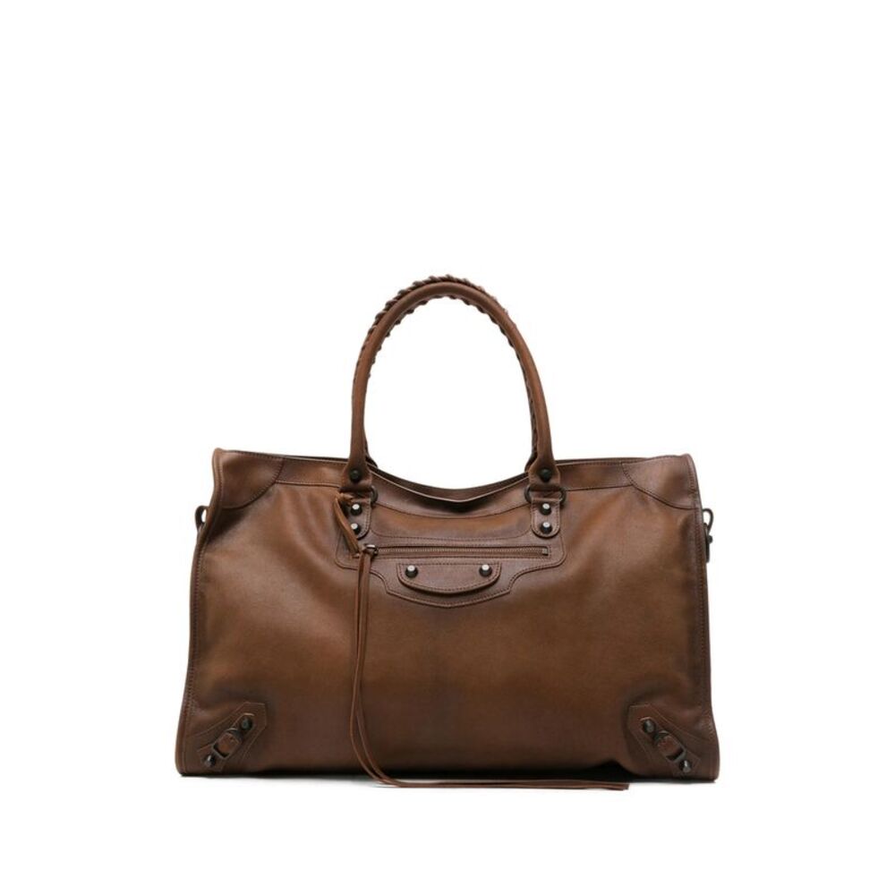 Balenciaga Brown Tote Bags Men
